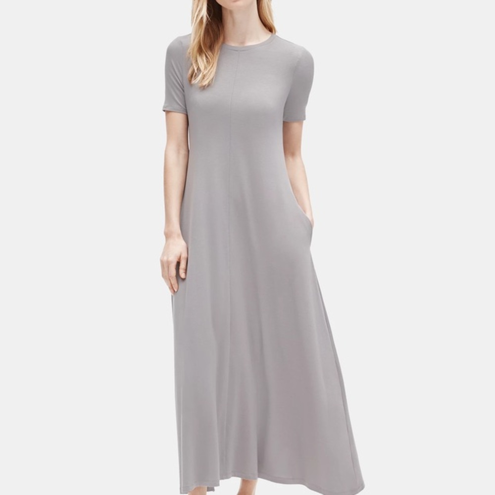 Eileen Fisher Light Pink Maxi Dress